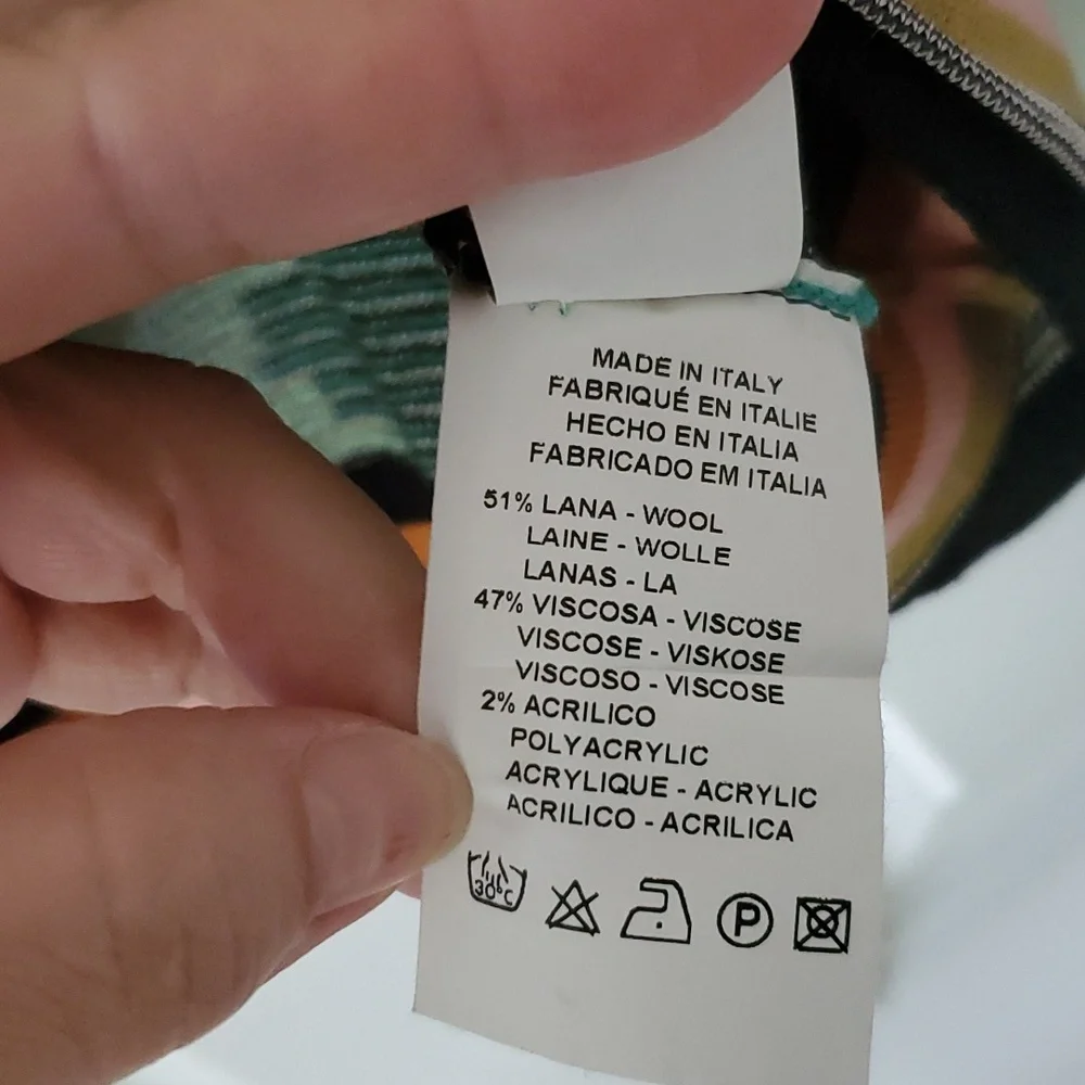 Missoni Multicolor Button Up Cardigan Sweater Size 2. - Picture 7 of 12